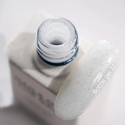 NAILSOFTHEDAY Bottle gel 37 – ультрапрочный самовыравнивающийся молочный светорассеивающий гель для укрепления ногтей, 10 мл