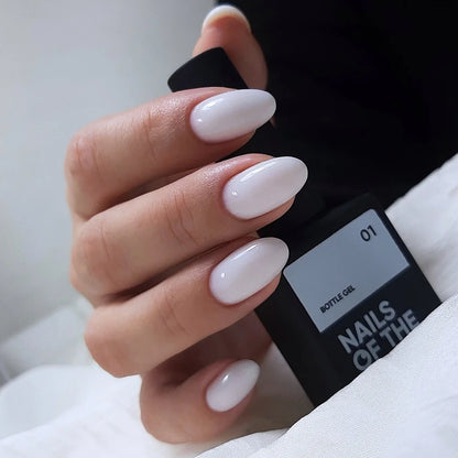NAILSOFTHEDAY Bottle gel 01 - белый сверхпрочный гель, 10мл