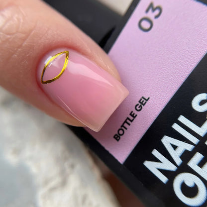 NAILSOFTHEDAY Bottle gel 03 - нежно-розовый сверхпрочный гель, 10мл
