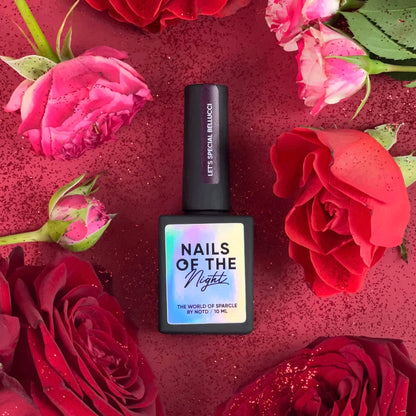 NAILSOFTHENIGHT Let’s Special Bellucci – бордовый светоотражающий гель-лак, 10мл