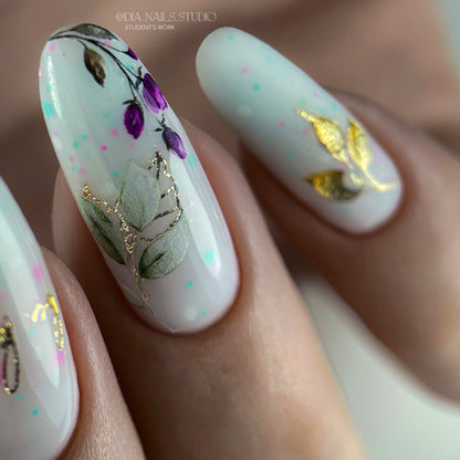NAILSOFTHEDAY Potal Base 28 - молочная база с неоновыми блестками, 10мл
