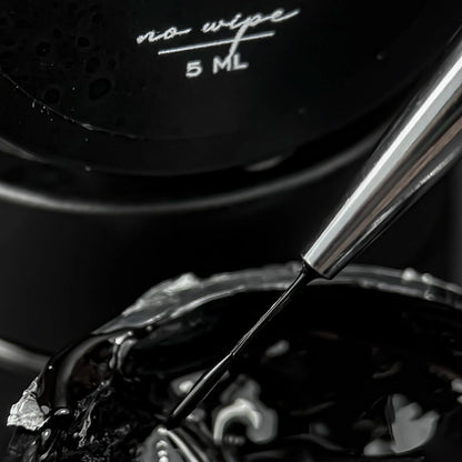 NAILSOFTHEDAY Premium gel paint Black no wipe - schwarze Gelfarbe ohne Klebeschicht, 5ml