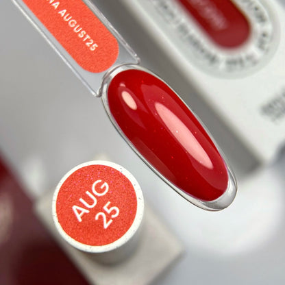 NAILSOFTHEDAY Color of the month August 2025 Kalyna 10ml - Gel-Lack in beerenrot mit Rosé-Schimmer