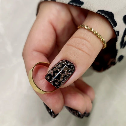 NAILSOFTHENIGHT Reflective base 08 - Camouflage Reflektierende Base mit Schimmer (Pfirsich), 10ml