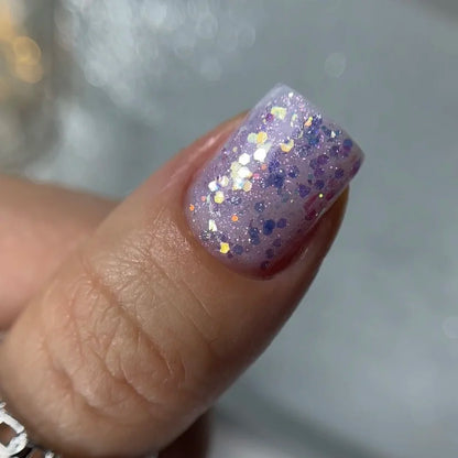 NAILSOFTHENIGHT Brokat gel 01 - дизайн гель с разноцветным брокатом и глиттером для ногтей, 5г