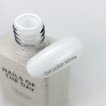 NAILSOFTHEDAY Let's special White - ein spezieller weißer Gellack für Nägel, der in einer Schicht deckt, 10ml