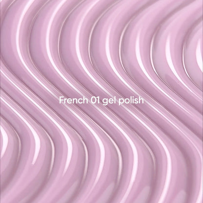 NAILSOFTHEDAY Gel Polish French 01 Rosa-Nude 10ml – Gel-Lack für natürlichen French Look und Nude Nägel