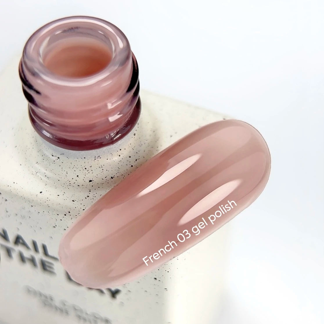 NAILSOFTHEDAY Gel Polish French 03 Nude 10ml – Gel-Lack für natürlichen French Look und Nude Nägel
