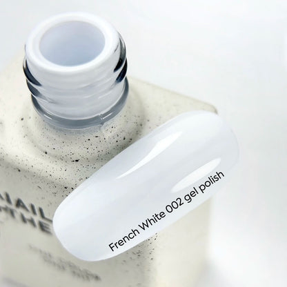 NAILSOFTHEDAY Gel Polish French White 002 Ultraweiß 10ml – hochpigmentierter Gel-Lack für French Maniküre