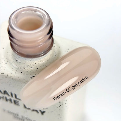 NAILSOFTHEDAY Gel Polish French 02 бежево-нюдового цвета 10 мл — гель-лак для френча и натурального маникюра