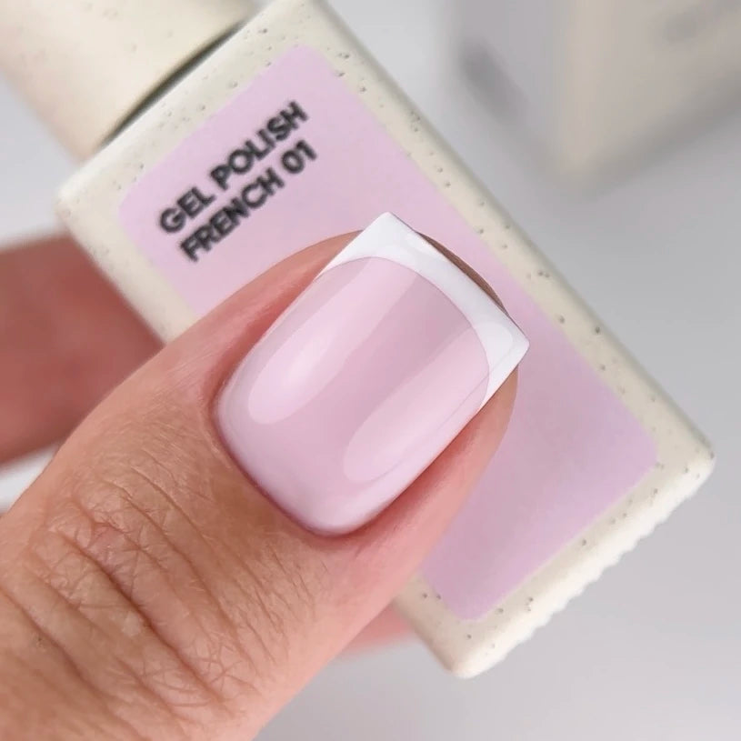 NAILSOFTHEDAY Gel Polish French 01 Rosa-Nude 10ml – Gel-Lack für natürlichen French Look und Nude Nägel