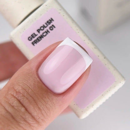 NAILSOFTHEDAY Gel Polish French 01 Rosa-Nude 10ml – Gel-Lack für natürlichen French Look und Nude Nägel