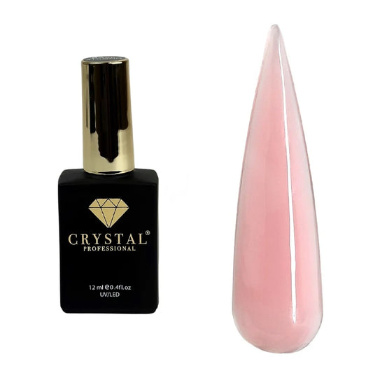 Crystal Professional Base Color №11 Creme-Rosa 12ml – Camouflage Base für Naturnägel und Gel-Nägel
