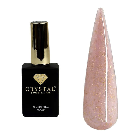 Crystal Professional Base Potal 12ml – Camouflage Base mit Foil- und Glitzer-Effekt