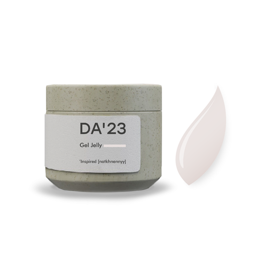 Gel Jelly DA’23 Inspired 15 ml – Jelly-Gel Milchiges Rosa für Nail Art & Nagelverlängerung