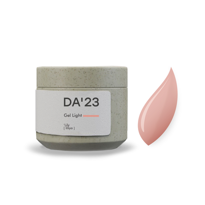 DA’23 Gel Light Lily 15-30ml – Modelliergel Intensives Pfirsichrosa für Nagelaufbau & Verstärkung