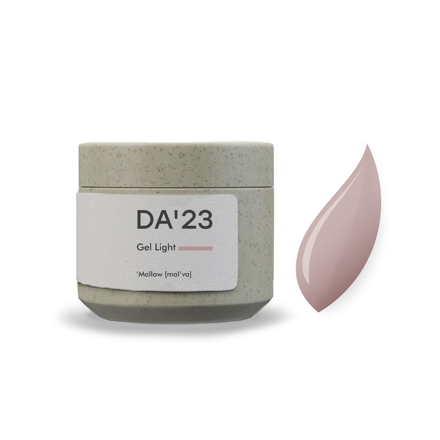 DA’23 Gel Light Mallow 15-30ml – Modelliergel Sanftes Flieder für Nagelaufbau & Verstärkung