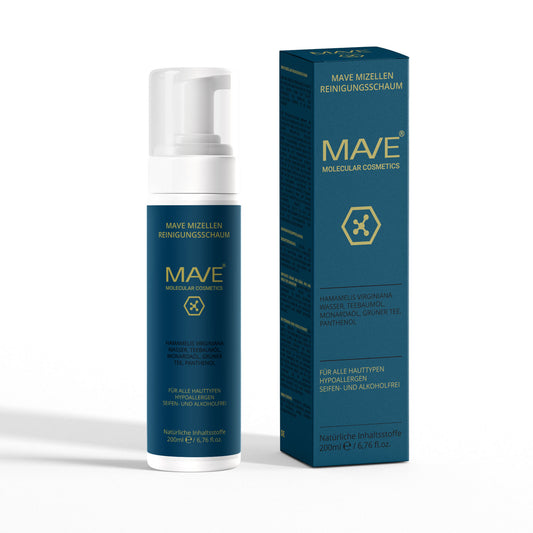 MAVE Mizellen Reinigungsschaum 200ml – Sanfte Reinigung & Pflege