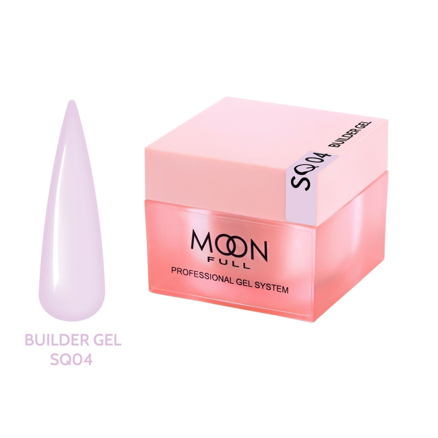 Moon Full Builder Gel 30ml №SQ04 – Zartes Rosé-Lila Aufbaugel für Nagelverlängerung & C-Kurve
