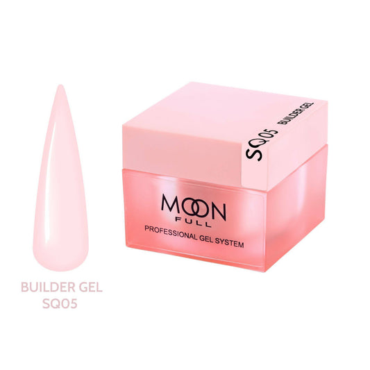 Moon Full Builder Gel 30ml №SQ05 – Zart Rosa Aufbaugel für Nagelverlängerung & C-Kurve