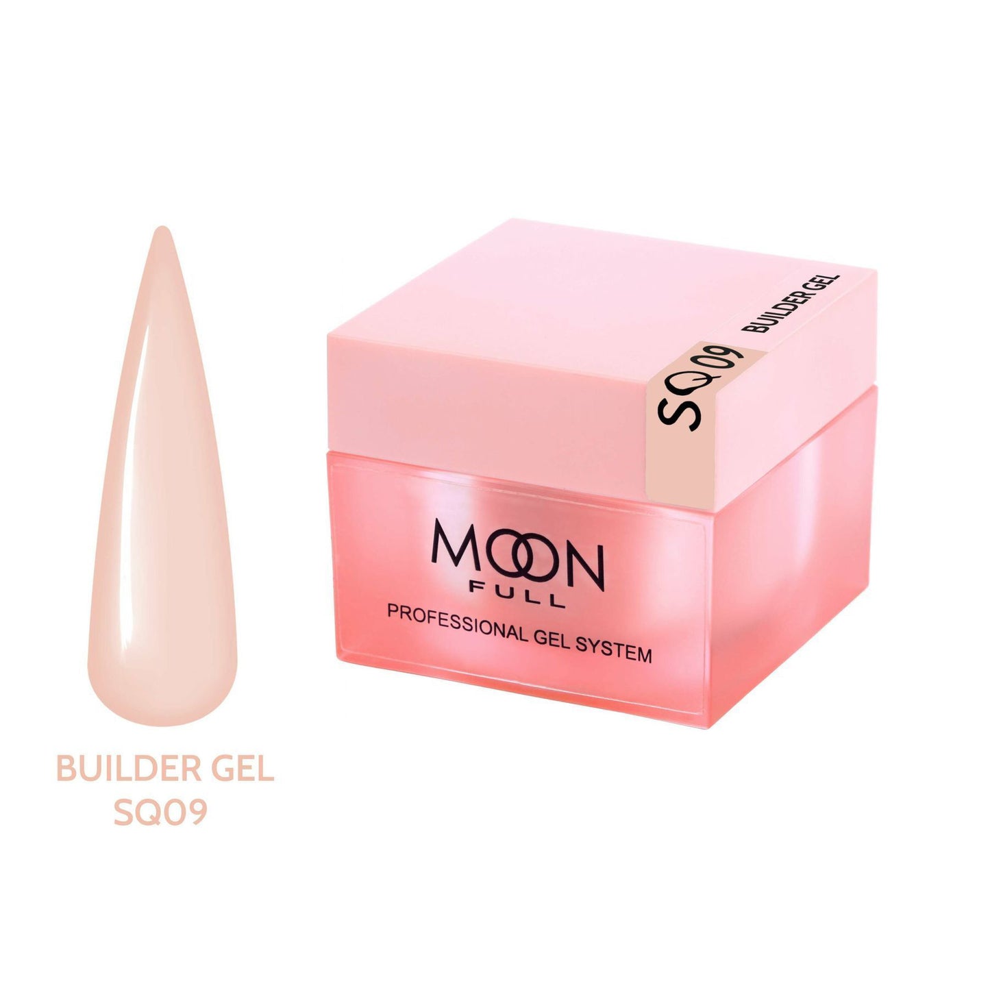 Moon Full Builder Gel 30ml №SQ09 – Beiges Aufbaugel für Nagelverlängerung & C-Kurve