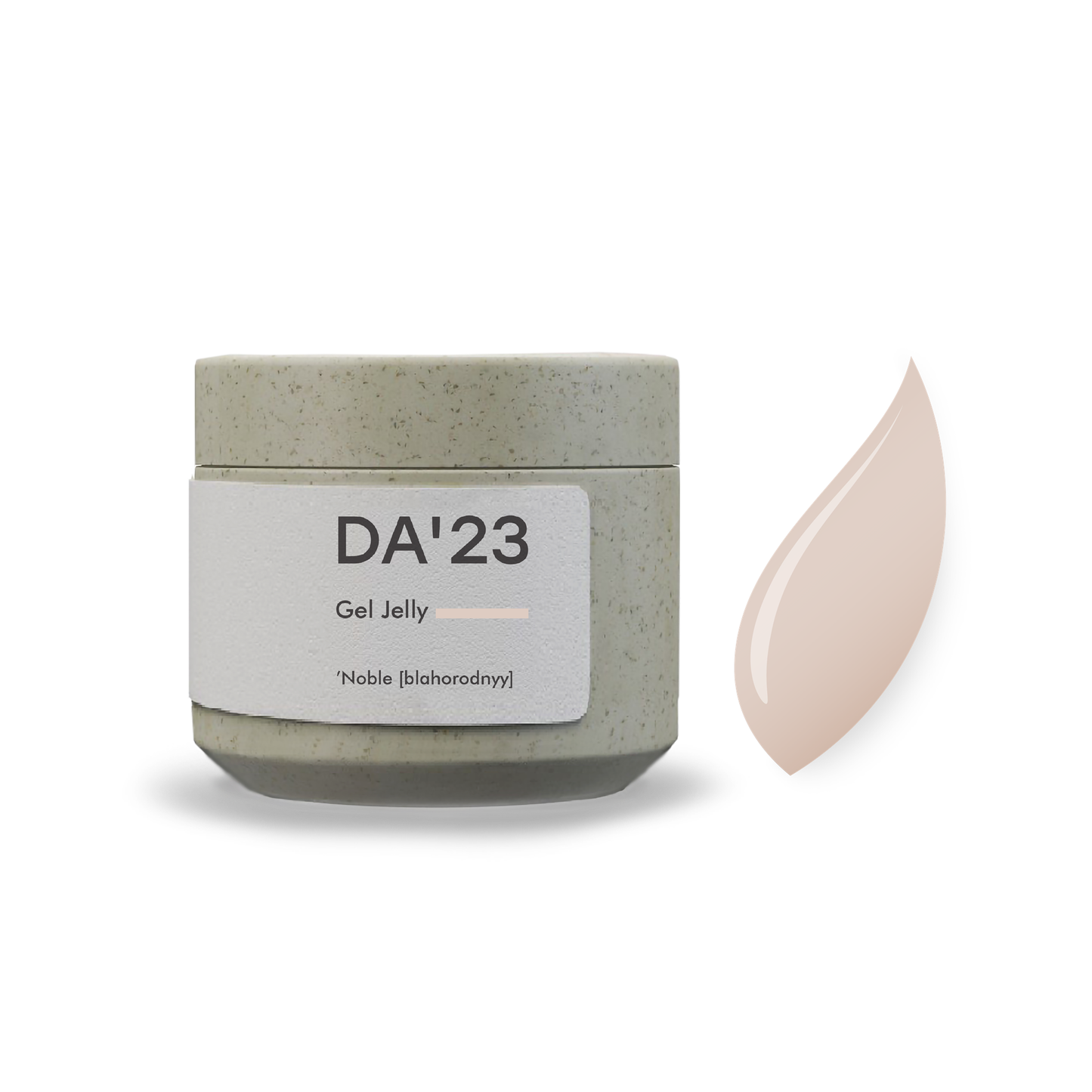 Gel Jelly DA’23 Noble 15 ml – Jelly-Gel Creme-Beige für Nail Art & Nagelverlängerung