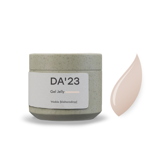 Gel Jelly DA’23 Noble 15 ml – Jelly-Gel Creme-Beige für Nail Art & Nagelverlängerung