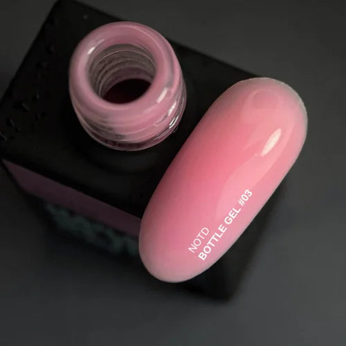 NAILSOFTHEDAY Bottle Gel 03 - hellrosa ultrastarkes Gel, 10ml