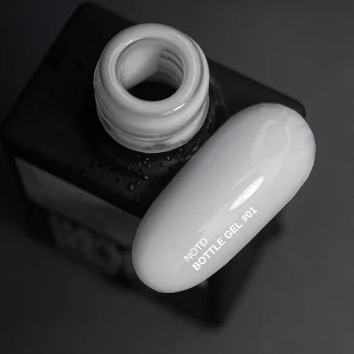 NAILSOFTHEDAY Bottle Gel 01 - weißes ultra-starkes Gel, 10ml