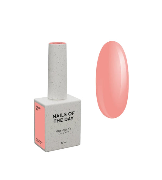 NAILSOFTHEDAY Gel polish Sorbet - zartpfirsichfarbener Gel-Nagellack, deckt in nur einer Schicht, 10 ml
