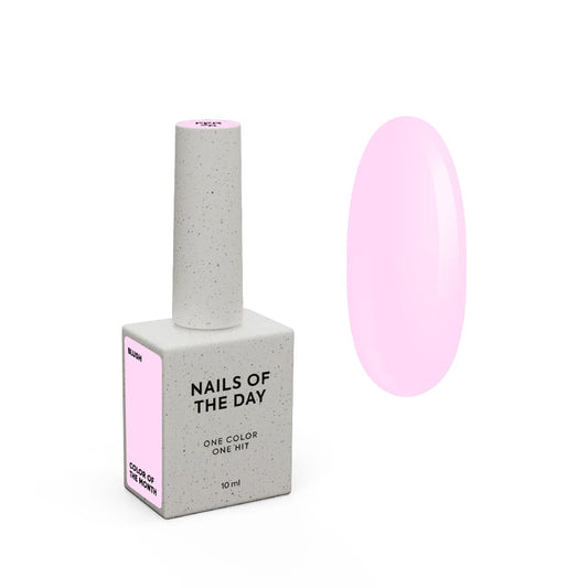 NAILSOFTHEDAY Color of the month February 2026 Blush – Pastell‑Rosa Gel‑Lack 10 ml. Trendfarbe des Monats