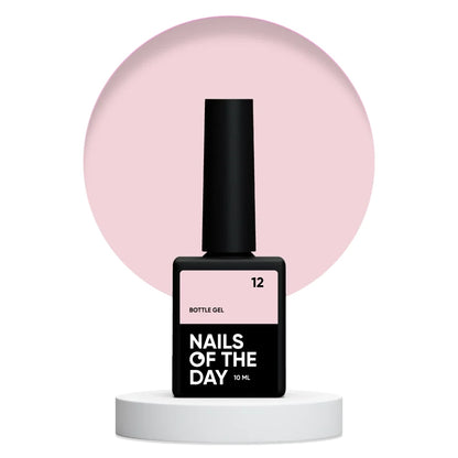 NAILSOFTHEDAY Bottle gel 12 - сверхпрочный гель (нюд), 10мл