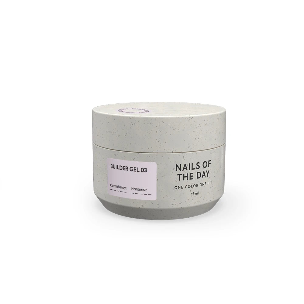 NAILSOFTHEDAY Builder Gel 03 - Aufbaugel blassrosa, 30g