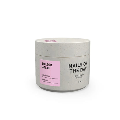 NAILSOFTHEDAY Builder Gel 10 - строительный гель (молочно-розовый Френч)