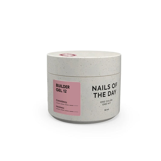 NAILSOFTHEDAY Builder Gel 12 - Aufbaugel (rosa French), 30 ml