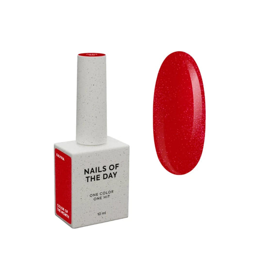 NAILSOFTHEDAY Color of the month August 2025 Kalyna 10ml - Gel-Lack in beerenrot mit Rosé-Schimmer