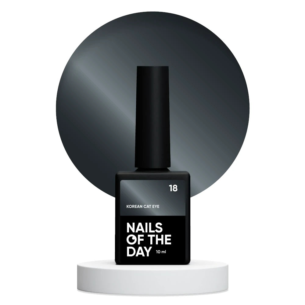 NAILSOFTHEDAY Korean Cat Eye 18 – Dunkelblauer Gel-Lack mit Katzenaugeneffekt, 10ml
