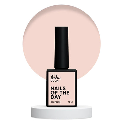NAILSOFTHEDAY Let’s Special Colin – gebleichter Pfirsich-Gel-Nagellack, 10ml