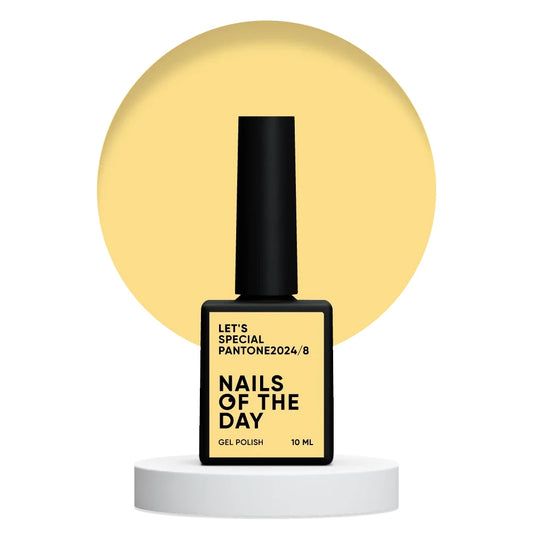 NAILSOFTHEDAY Let’s Special Pantone2024/8 — пыльно-желтый гель-лак для ногтей, 10мл