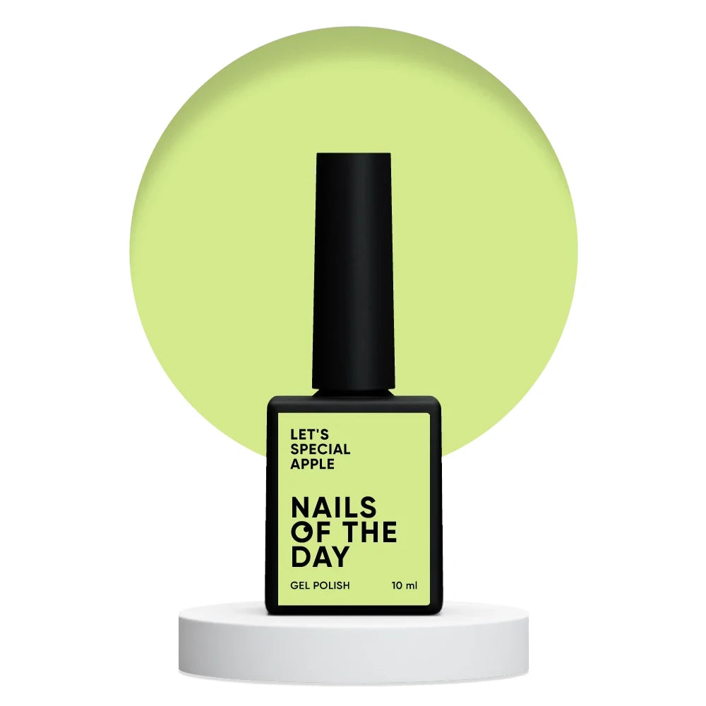 NAILSOFTHEDAY Let’s Special Apple — салатовый пастельный гель-лак для ногтей, 10мл