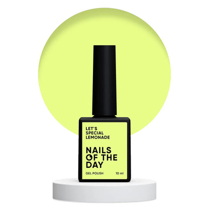 NAILSOFTHEDAY Let’s Special Lemonade — лимонный пастельный гель-лак для ногтей, 10мл