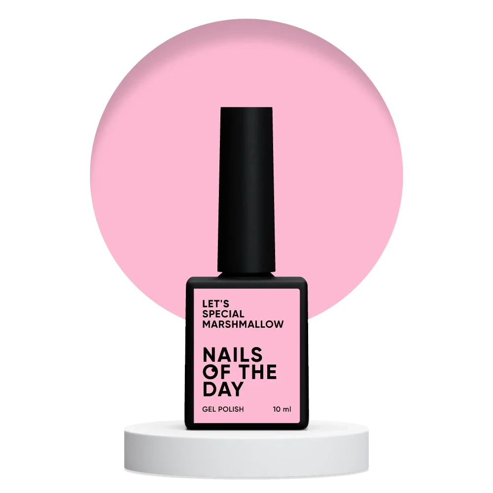 NAILSOFTHEDAY Let's Special Marshmallow - нежно-розовый гель-лак для ногтей, 10мл