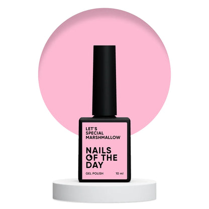 NAILSOFTHEDAY Let's Special Marshmallow - нежно-розовый гель-лак для ногтей, 10мл