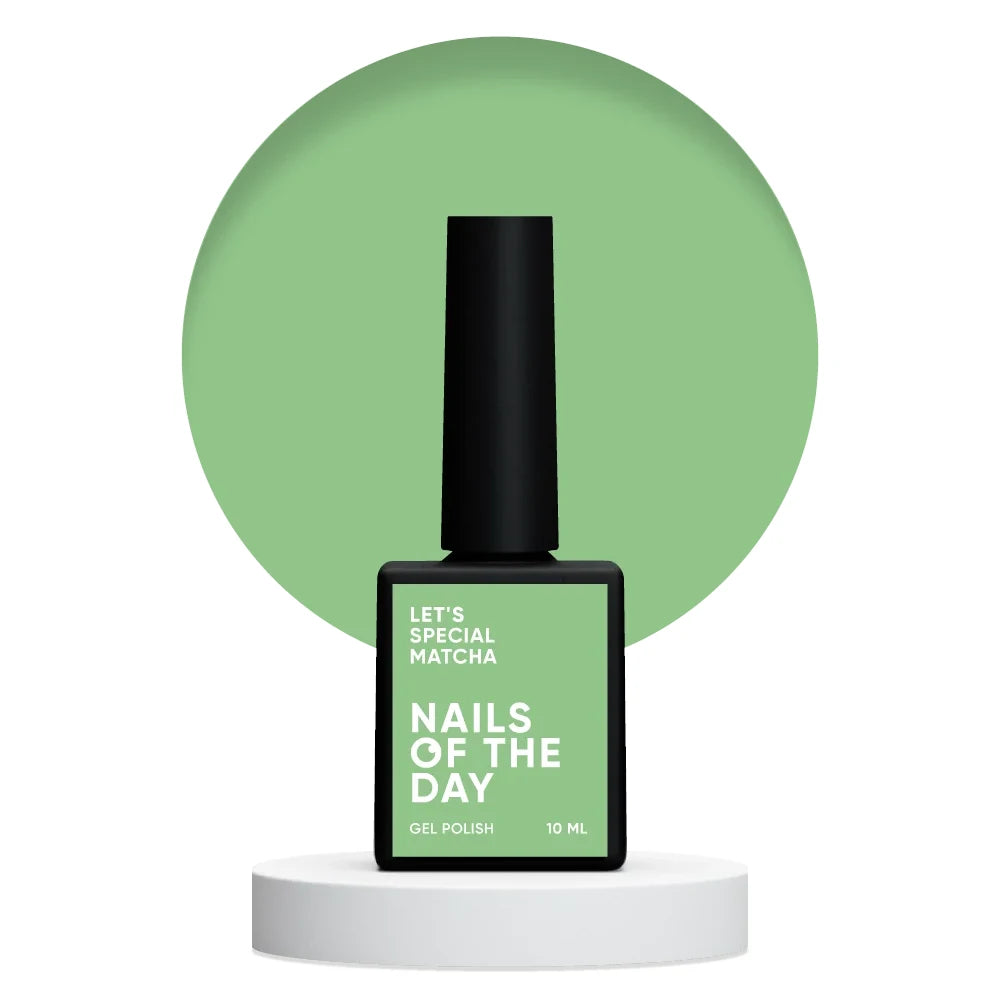 NAILSOFTHEDAY Let's special Matcha - Pistazien-Gellack für Nägel, der in einer Schicht deckt, 10ml