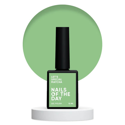 NAILSOFTHEDAY Let's special Matcha - Pistazien-Gellack für Nägel, der in einer Schicht deckt, 10ml
