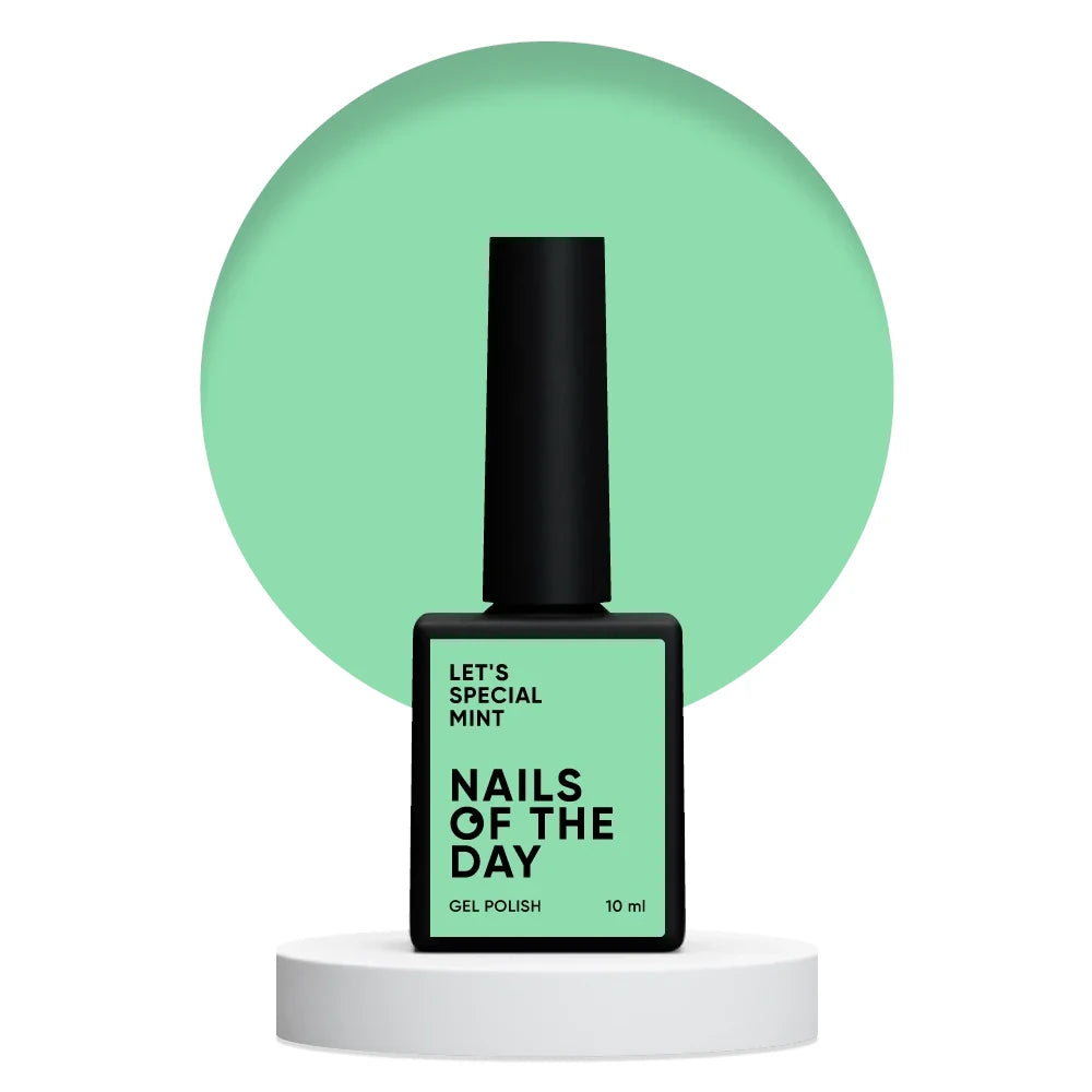 NAILSOFTHEDAY Let’s Special Mint – Mint-Gellack für Nägel, 10ml