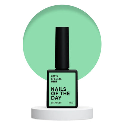 NAILSOFTHEDAY Let's Special Mint - мятный гель-лак для ногтей, 10мл
