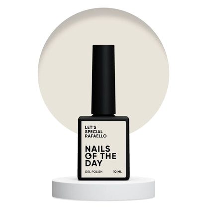 NAILSOFTHEDAY Let's special Rafaello - молочно-кремовый гель-лак для ногтей, перекрывающий в один слой, 10мл