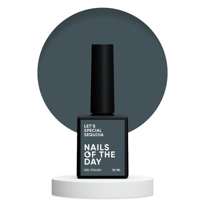 NAILSOFTHEDAY Let's special Sequoia - dunkelolivfarbener Gellack für Nägel, der in einer Schicht deckt, 10ml