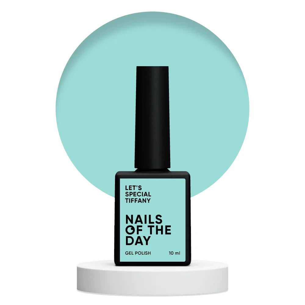 NAILSOFTHEDAY Let’s Special Tiffany – weicher türkisfarbener Gel-Nagellack, 10ml